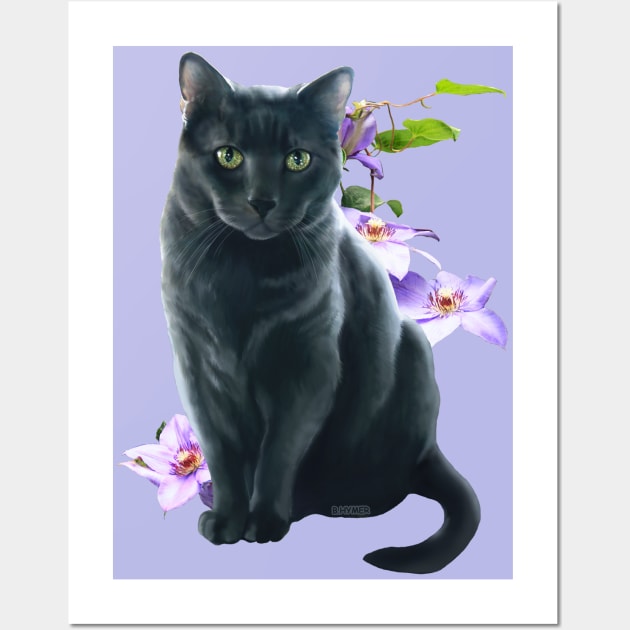 Sitting Pretty Kitty Wall Art by bhymer